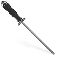 8&quot; Steel Honing Rod with Ergonomic Handle and Safety Guard KSHP-