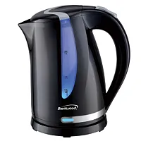 Brentwood 1.7L 1100W 360 Cordless Electric Kettle in Black with Concealed Stainl