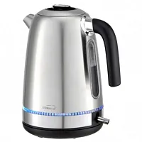 Brentwood 1500 Watt Stainless Steel 1.7 Liter Cordless Electric Kettle in Silver