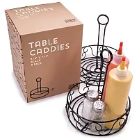 Black Metal Table Caddies, 2-pack  KTBL-402