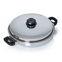 MAXAM T304 Stainless Steel Grill Pan W/ COVER-KTGP1MX