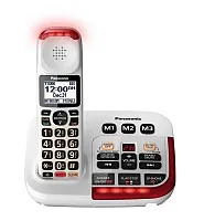 Panasonic Consumer TGM420W Amplified Cordless With Answering In Whi