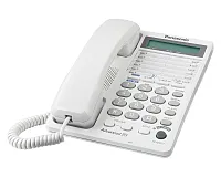 Panasonic Consumer TS208W 2-Line Feature Phone With Lcd White