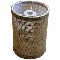 LASALLE BRIS 10009035RT Barrel Lamp Shade Burlap