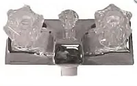 LASALLE BRIS 20351W21 4&#039; White Tub/Shower Valve