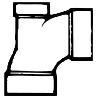 LASALLE BRIS 632244 3&#039;X 3&#039;X 1-1/2&#039; Inlet Bend