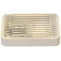LASALLE BRIS GSAM4017 Rectangle Porch/White W/Amber/Clr L