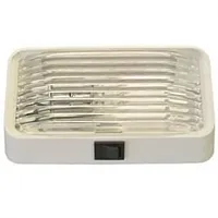 LASALLE BRIS GSAM4018 Rectangle Porch/White W/Amber/Clr L