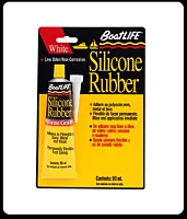 LIFE INDUST. 1141 Silicone 2.8 Fl. Oz. Tube White