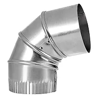 Lambro 2310 4-In. 90Deg Aluminum Adjustable Elbow