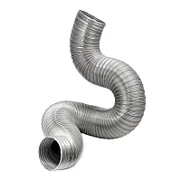 Lambro 301Dl 8-Ft. Flexible Aluminum Semi-Rigid Double-Lock Air Duct (3 In. Diam