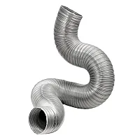 Lambro 302Dl 8-Ft. Flexible Aluminum Semi-Rigid Double-Lock Air Duct (4 In. Diam