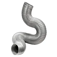 Lambro 310Dl 8-Ft. Flexible Aluminum Semi-Rigid Double-Lock Air Duct (8 In. Diam