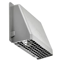 Lambro 389G 8-In. Gray Plastic Wall Cap