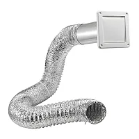 Lambro 481Ul 4-In. Bath Fan Exhaust Through-The-Wall Vent Kit With Single Flap V