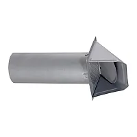 Lambro Ec-34400Gms-Pg 4-In., 26-Gauge Paint-Grade Steel Wall Exhaust Hood Vent W