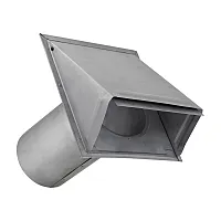 Lambro Ec-3460G-11-Pg 6-In., 26-Gauge Paint-Grade Steel Wall Exhaust Hood Vent W