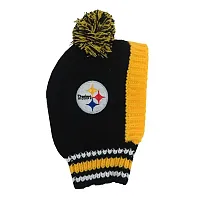 Little Earth Productions Pittsburgh Steelers Pet Knit Hat - Medium