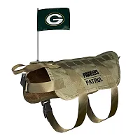 Little Earth Productions Green Bay Packers Pet Tactical Vest - M/L