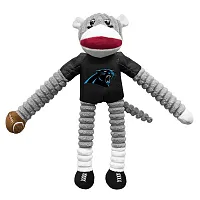 Little Earth Productions Carolina Panthers Sock Monkey Pet Toy