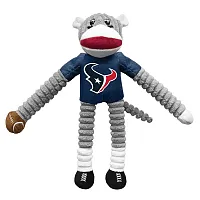 Little Earth Productions Houston Texans Sock Monkey Pet Toy