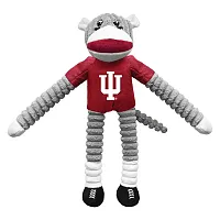 Little Earth Productions Indiana Hoosiers Sock Monkey Pet Toy