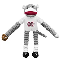 Little Earth Productions Mississippi State Bulldogs Sock Monkey Pet Toy