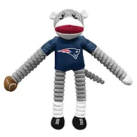 Little Earth Productions New England Patriots Sock Monkey Pet Toy