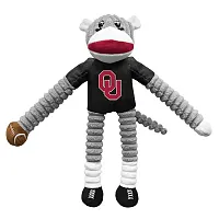 Little Earth Productions Oklahoma Sooners Sock Monkey Pet Toy