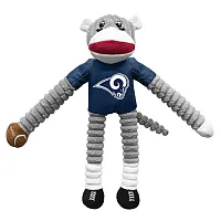 Little Earth Productions Los Angeles Rams Sock Monkey Pet Toy