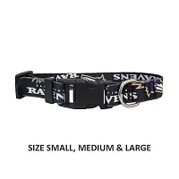 Little Earth Productions Baltimore Ravens Pet Nylon Collar - XS