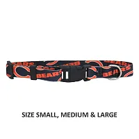 Little Earth Productions Chicago Bears Pet Nylon Collar - Medium