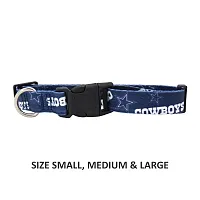 Little Earth Productions Dallas Cowboys Pet Nylon Collar - Medium