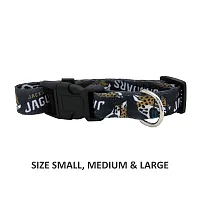 Little Earth Productions Jacksonville Jaguars Pet Nylon Collar - Medium