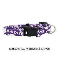 Little Earth Productions Kansas State Wildcats Pet Nylon Collar - Large