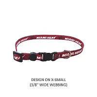 Little Earth Productions Miami Heat Pet Nylon Collar - XS