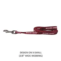 Little Earth Productions Miami Heat Pet Nylon Leash - XS