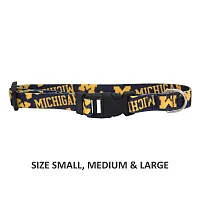 Little Earth Productions Michigan Wolverines Pet Nylon Collar - Small