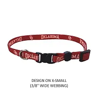 Little Earth Productions Oklahoma Sooners Pet Nylon Collar - XS