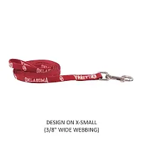 Little Earth Productions Oklahoma Sooners Pet Nylon Leash - XS