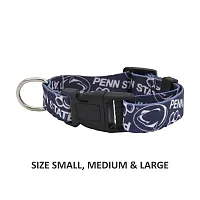 Little Earth Productions Penn State Nittany Lions Pet Nylon Collar - Medium