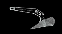 LEWMAR 0057404 Delta Anchor Galv 4Kg/9Lbs