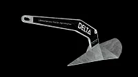 LEWMAR 0057416 Delta Anchor Galv 16Kg/35Lbs