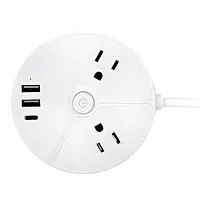 Ciao Tech Cpat500-050 2-Ac Outlet 3-Usb Port 300 Joules Surge Protector Power St