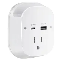 Ciao Tech Cpatt00-071 1-Ac Outlet And 2-Usb Port 540-Joules Travel Charger Surge