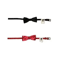 Little Giant Dog Bow Tie Collar - Large - Black