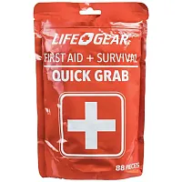 Life+Gear 41-3819 88-Piece Quick Grab First Aid & Survival Kit