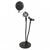 Technical Pro LiveShow2M Goose Neck Phone Holder and POP Filter