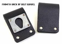 Larsen Lms Hd Leather Belt Loop W/1-1/4&quot; Diam Zinc Teardrop