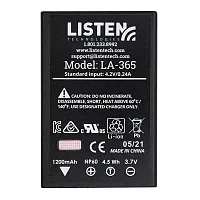 Listen Tech Replacement Rechargeable Li-ion Battery LA-365